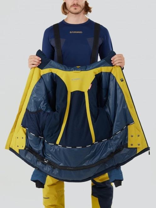 Fundango Privet Allmountain Jacket męski kurtka narciarska żółty 5