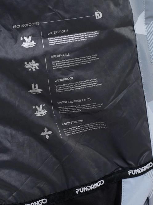 Fundango Telluride Ski Jacket męski kurtka narciarska szary 6