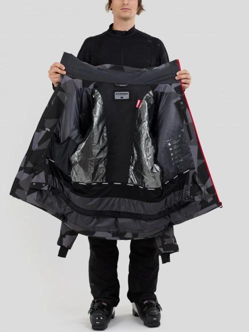 Fundango Telluride Ski Jacket męski kurtka narciarska szary 5