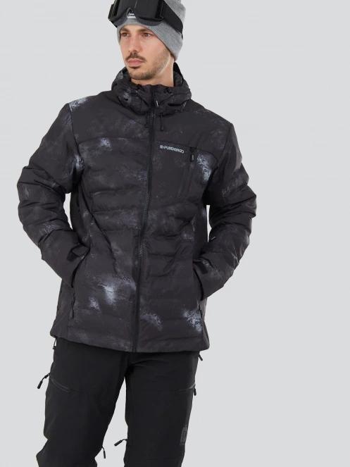 Fundango Fairfield Padded Jacket męski pikowana kurtka narciarska czarny 2
