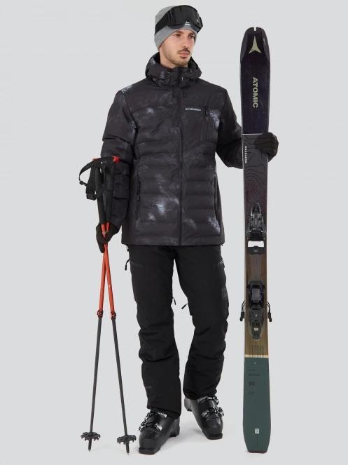 Fundango Fairfield Padded Jacket męski pikowana kurtka narciarska czarny 4