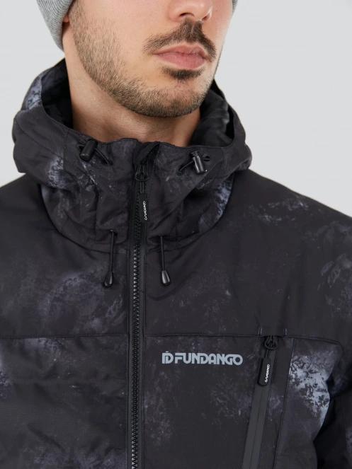 Fundango Fairfield Padded Jacket męski pikowana kurtka narciarska czarny 8