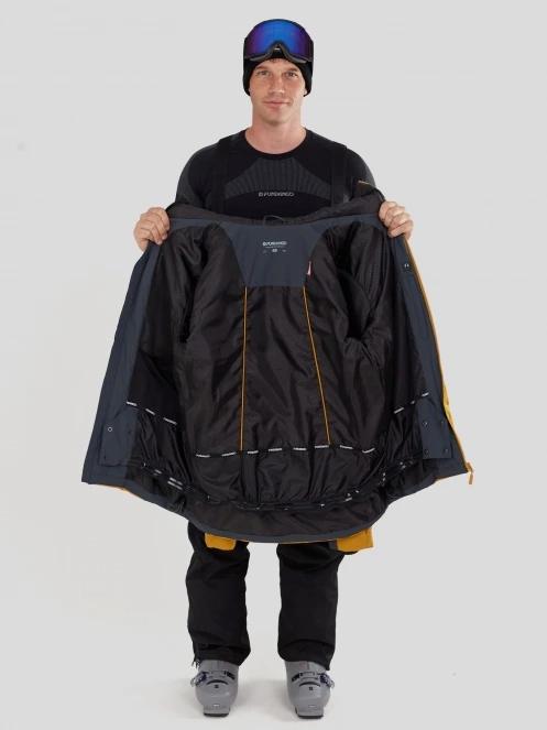 Fundango Fairfield Padded Jacket męski pikowana kurtka narciarska szary 5