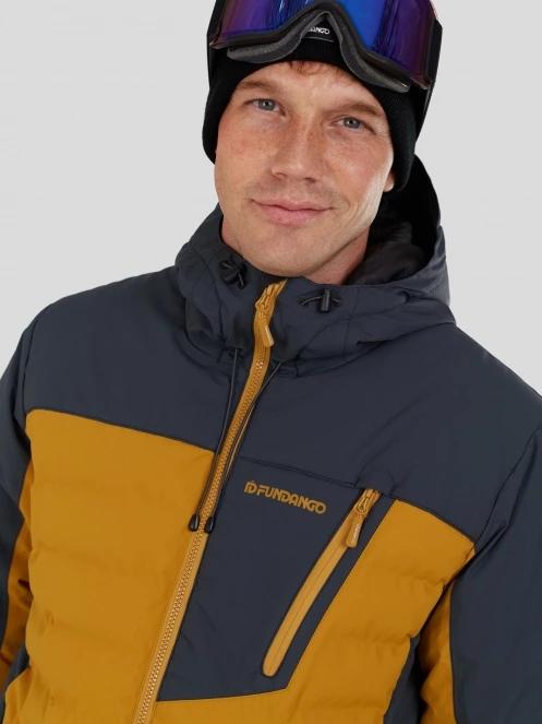 Fundango Fairfield Padded Jacket męski pikowana kurtka narciarska szary 7