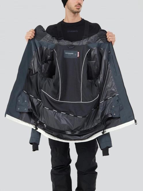 Fundango Rigel 3L Jacket męski kurtka narciarska szary 5
