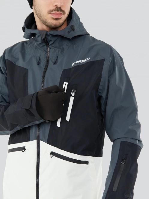 Fundango Rigel 3L Jacket męski kurtka narciarska szary 6