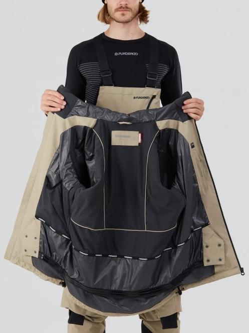 Fundango Rigel 3L Jacket męski kurtka narciarska piasek 5