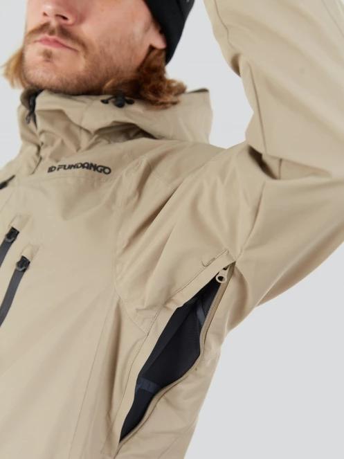 Fundango Rigel 3L Jacket męski kurtka narciarska piasek 8