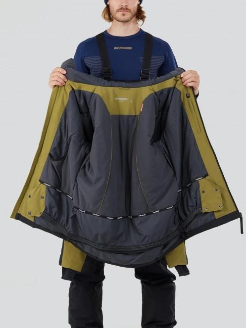 Fundango Baily ECO Allmountain Jacket męski kurtka narciarska zielony 5