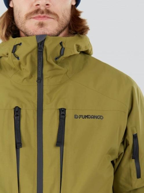 Fundango Baily ECO Allmountain Jacket męski kurtka narciarska zielony 8