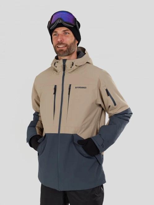 Fundango Baily ECO Allmountain Jacket męski kurtka narciarska piasek 2