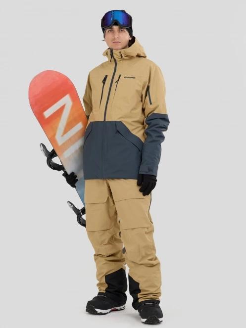 Fundango Baily ECO Allmountain Jacket męski kurtka narciarska piasek 5