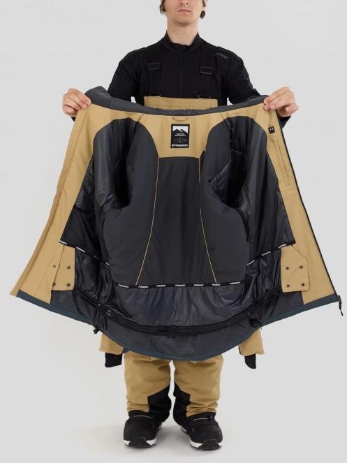 Fundango Baily ECO Allmountain Jacket męski kurtka narciarska piasek 6