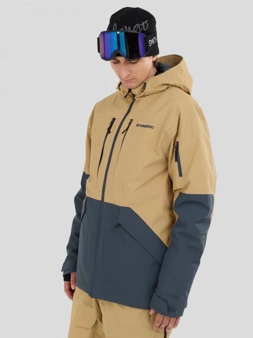 Fundango Baily ECO Allmountain Jacket męski kurtka narciarska piasek 7