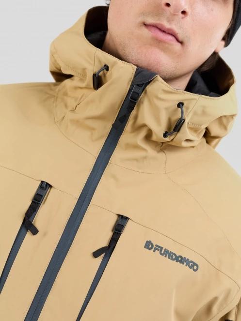 Fundango Baily ECO Allmountain Jacket męski kurtka narciarska piasek 8