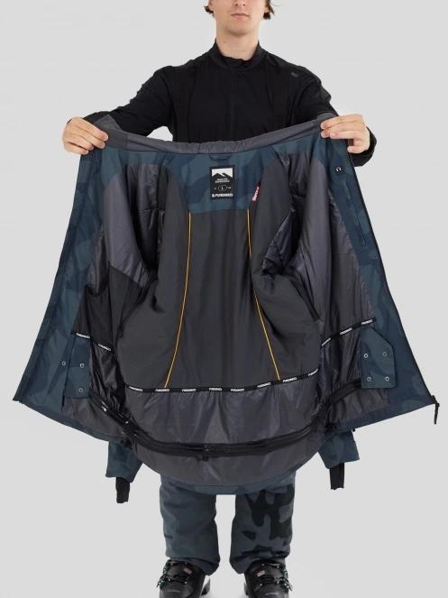 Fundango Baily ECO Allmountain Jacket męski kurtka narciarska szary 5
