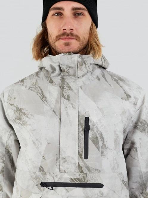 Fundango Tilbury ECO Logo Anorak męski kurtka narciarska piasek 6