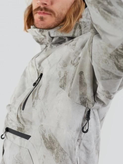 Fundango Tilbury ECO Logo Anorak męski kurtka narciarska piasek 7
