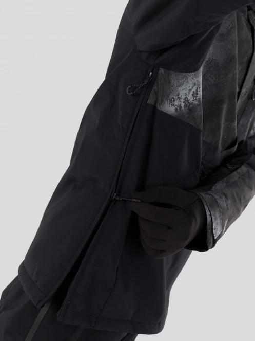 Fundango Tilbury ECO Logo Anorak męski kurtka narciarska czarny 9