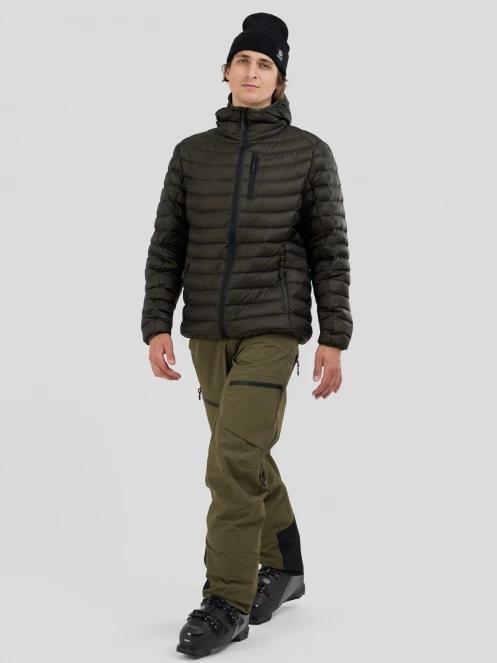 Fundango Rauris Down Jacket męski puchowa kurtka oliwka 4