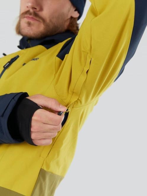 Fundango Atlas Allmountain Jacket męski kurtka narciarska żółty 7