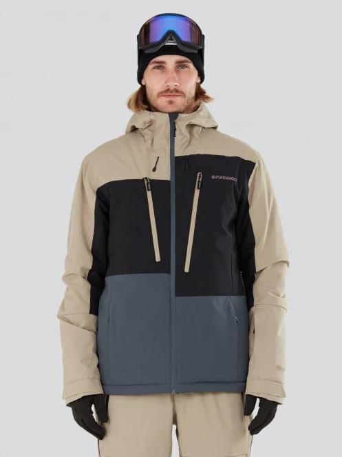 Fundango Atlas Allmountain Jacket męski kurtka narciarska piasek 2