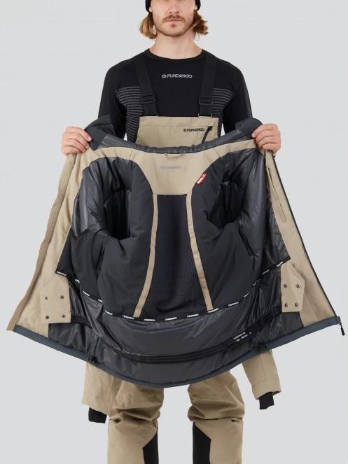Fundango Atlas Allmountain Jacket męski kurtka narciarska piasek 5