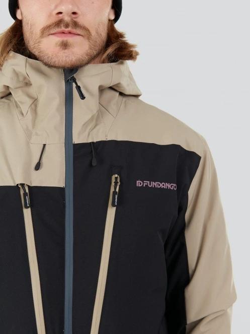 Fundango Atlas Allmountain Jacket męski kurtka narciarska piasek 6