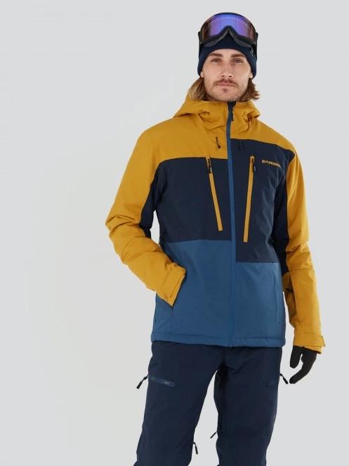Fundango Atlas Allmountain Jacket męski kurtka narciarska żółty 2