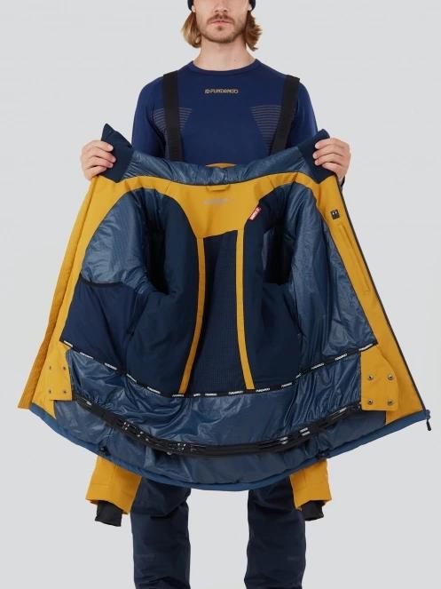 Fundango Atlas Allmountain Jacket męski kurtka narciarska żółty 5
