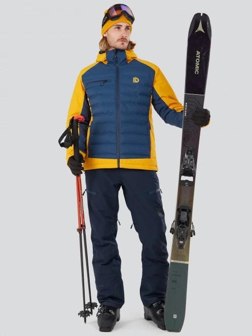Fundango Orion Padded Jacket męski pikowana kurtka narciarska niebieski 4