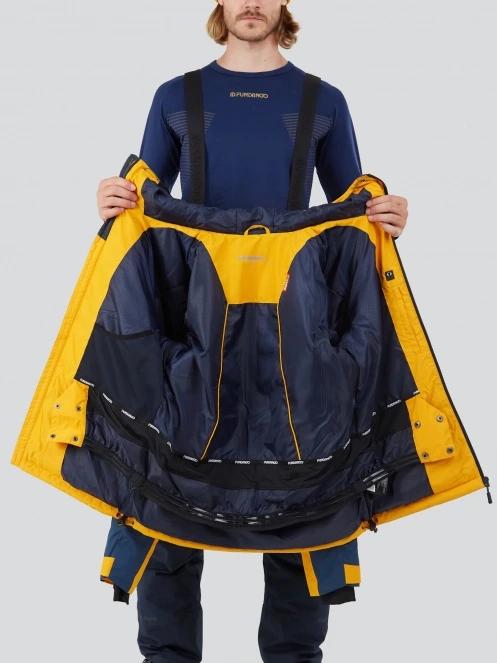 Fundango Orion Padded Jacket męski pikowana kurtka narciarska niebieski 5