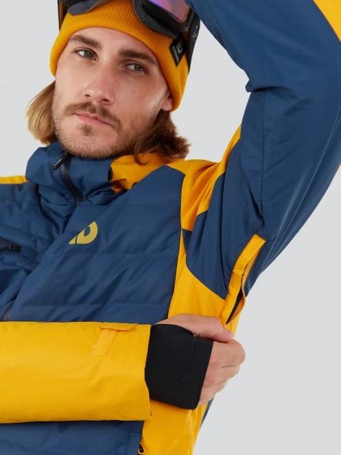 Fundango Orion Padded Jacket męski pikowana kurtka narciarska niebieski 7
