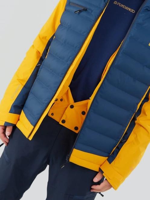 Fundango Orion Padded Jacket męski pikowana kurtka narciarska niebieski 8