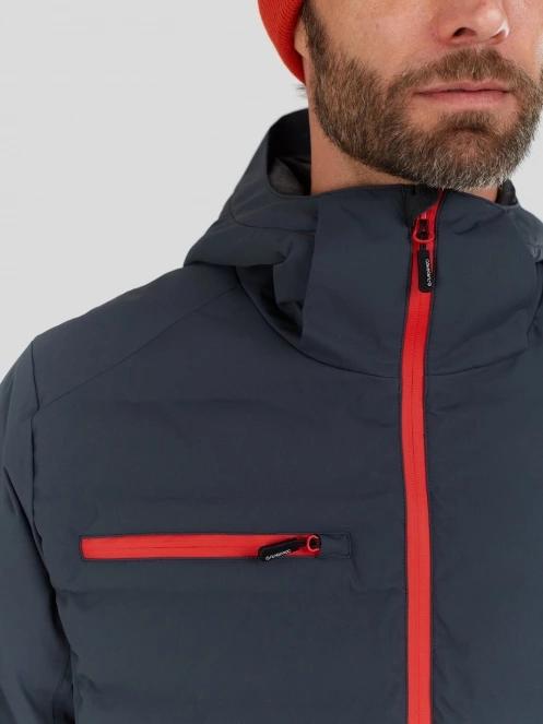 Fundango Orion Padded Jacket męski pikowana kurtka narciarska szary 8