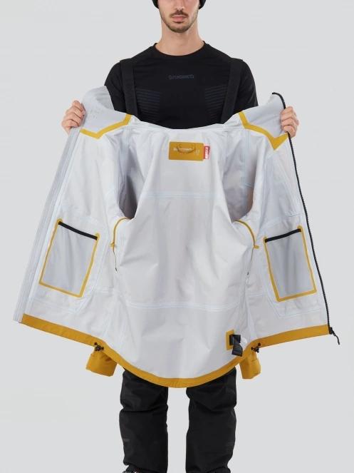 Fundango Manota 3L Shell Jacket męski kurtka narciarska żółty 5