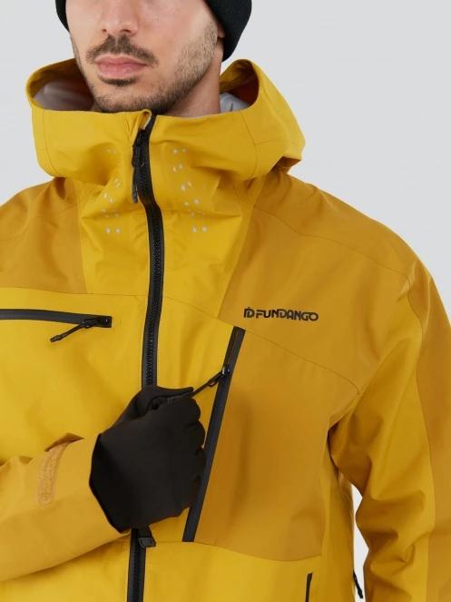 Fundango Manota 3L Shell Jacket męski kurtka narciarska żółty 7