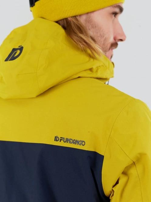 Fundango Hydra ECO Anorak męski kurtka narciarska żółty 10