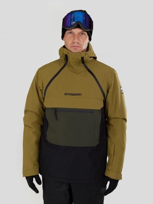 Fundango Hydra ECO Anorak męski kurtka zielony 2