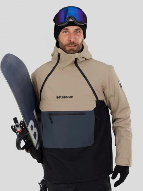 Fundango Hydra ECO Anorak męski kurtka piasek 2