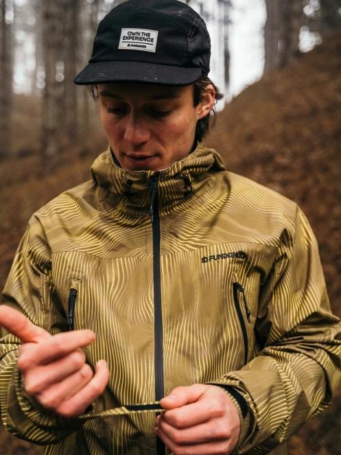 Fundango Piorini II  Waterproof Jacket męski plaszcz przeciwdeszczowy zielony 13
