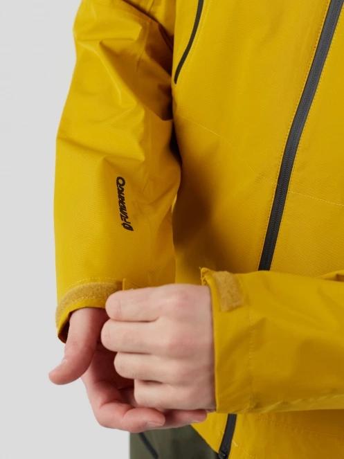 Fundango Piorini II  Waterproof Jacket męski plaszcz przeciwdeszczowy żółty 7