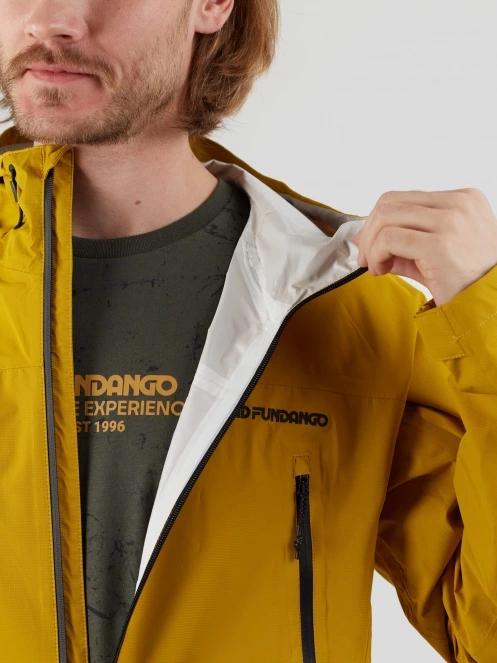 Fundango Piorini II  Waterproof Jacket męski plaszcz przeciwdeszczowy żółty 8
