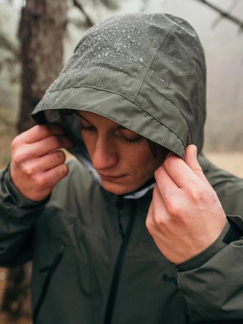 Fundango Piorini II  Waterproof Jacket męski plaszcz przeciwdeszczowy oliwka 14