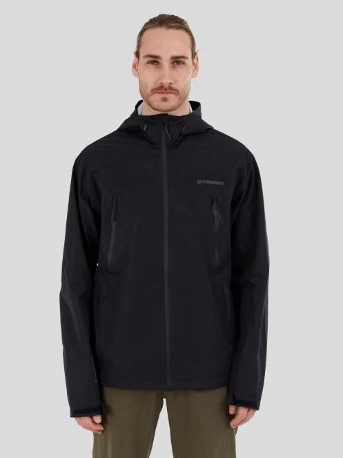 Fundango Piorini II  Waterproof Jacket męski plaszcz przeciwdeszczowy czarny 2
