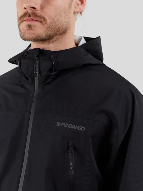 Fundango Piorini II  Waterproof Jacket męski plaszcz przeciwdeszczowy czarny 6