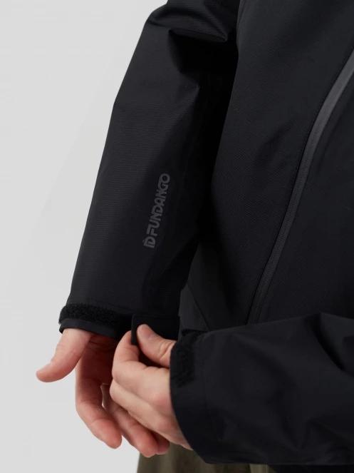 Fundango Piorini II  Waterproof Jacket męski plaszcz przeciwdeszczowy czarny 8