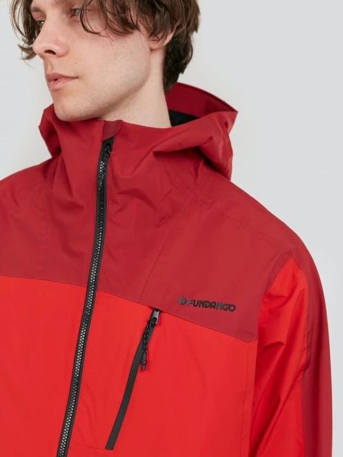 Fundango Levy 3L Jacket męski kurtka przeciwdeszczowa czerwony 6