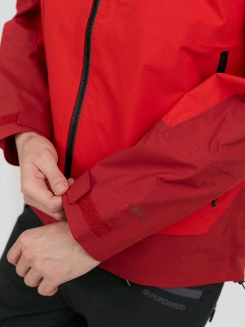 Fundango Levy 3L Jacket męski kurtka przeciwdeszczowa czerwony 7