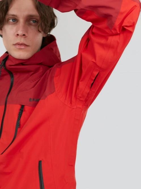 Fundango Levy 3L Jacket męski kurtka przeciwdeszczowa czerwony 8